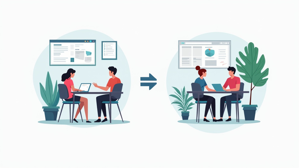 Comparaison visuelle entre une arnaque de crédit et des organismes légitimes de financement en France