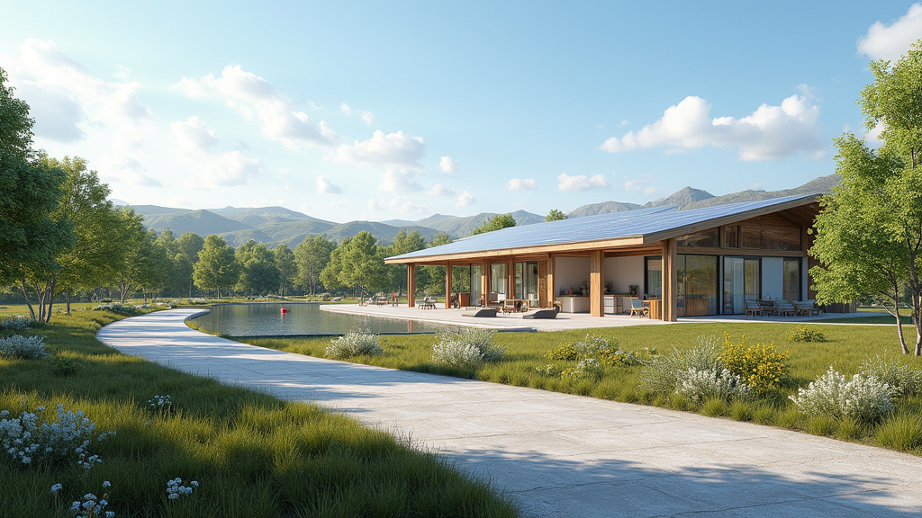 Parc solaire en construction dans le Sud de l