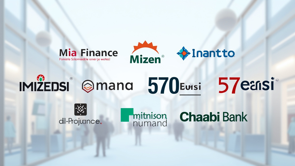 Principaux acteurs de la finance islamique en France : Lina Finance, Mizen, 570easi, Chaabi Bank