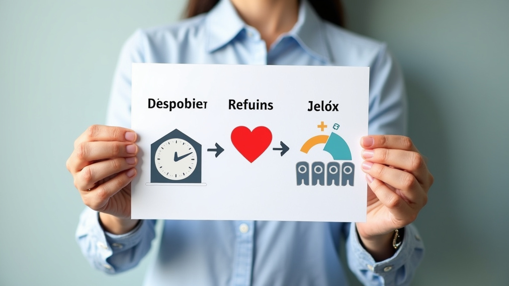 Personne tenant un tableau avec des flèches montrant les dépenses, les revenus, les économies, et un cœur avec le mot 