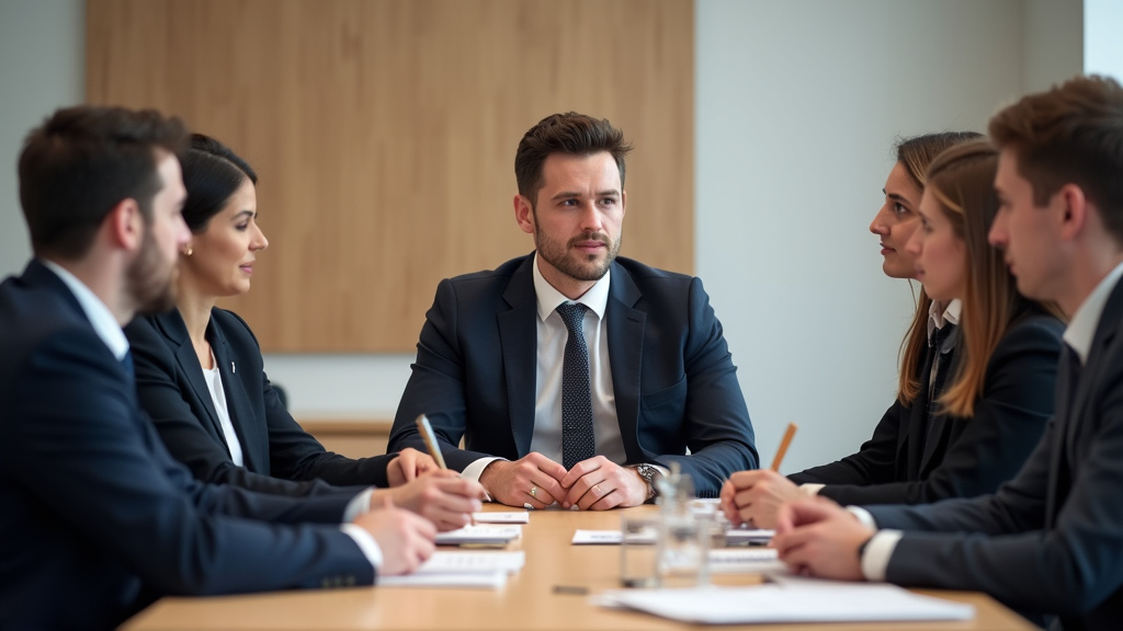 Étudiants passant leurs oraux du concours Banque PT devant un jury