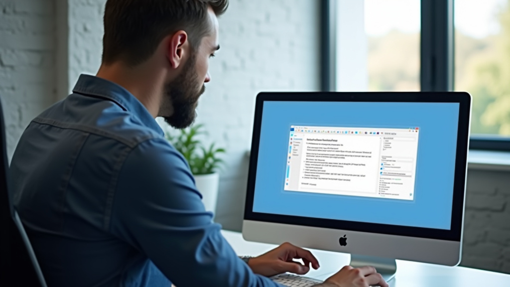 Personne consulte son dossier de solvabilité sur un ordinateur avec un message d