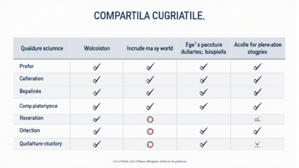 Tableau comparatif des niveaux de garantie de l