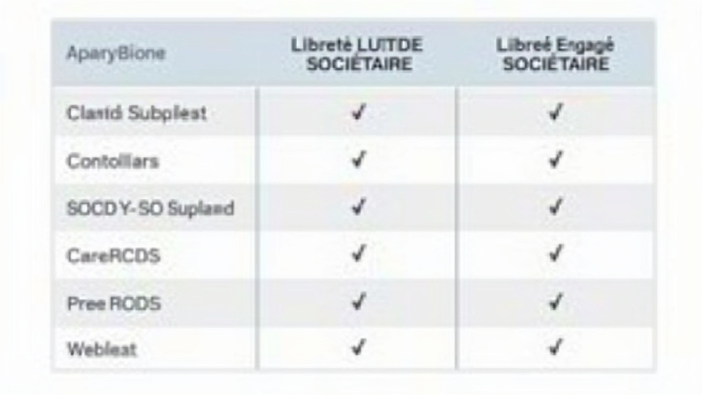 Tableau comparatif entre Livret A, LDDS et Livret Engagé Sociétaire