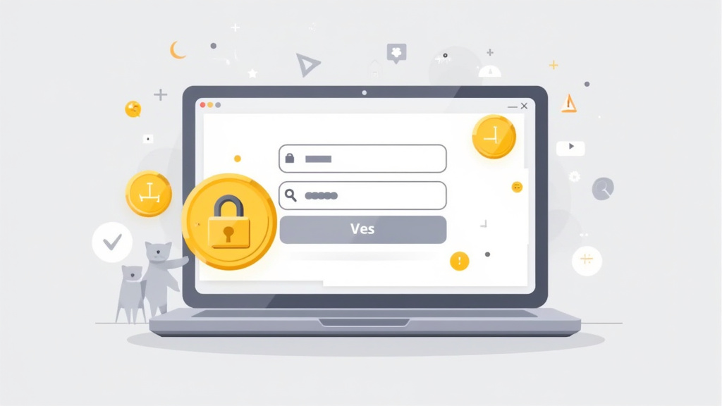 Illustration d’un compte Le Bon Coin sécurisé avec mot de passe fort et double authentification activée