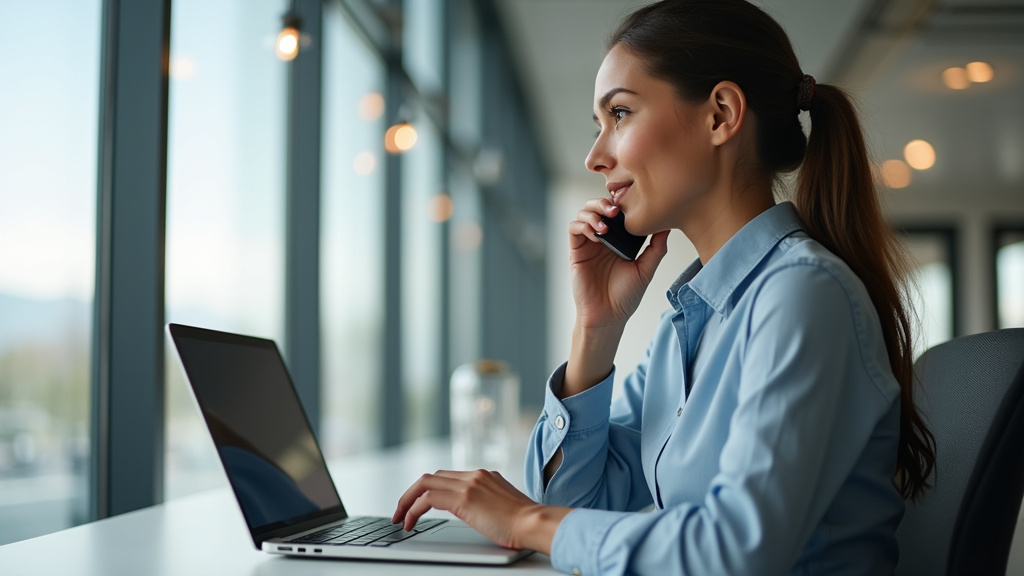 Un prospect utilisant son téléphone pour appeler le service client de BoursoBank