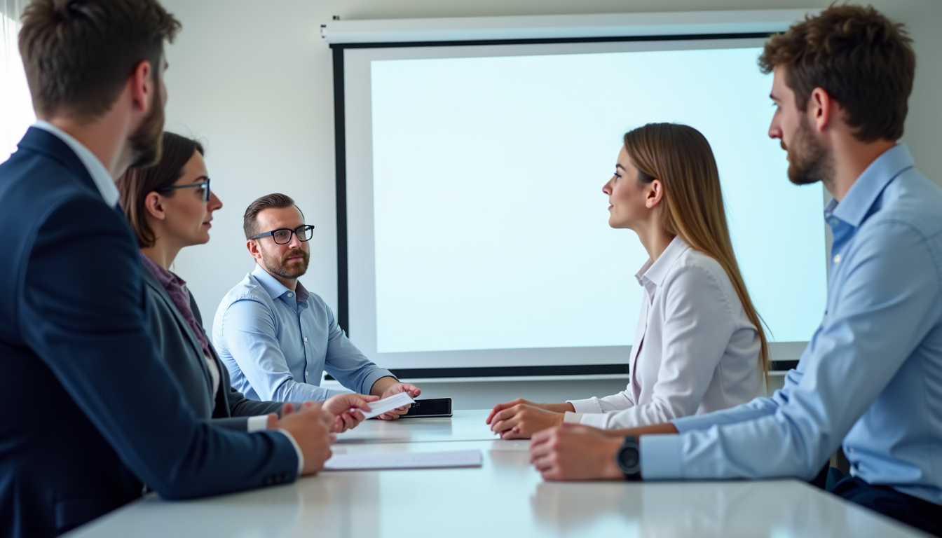 Session de formation en présentiel pour des professionnels du Credit Management