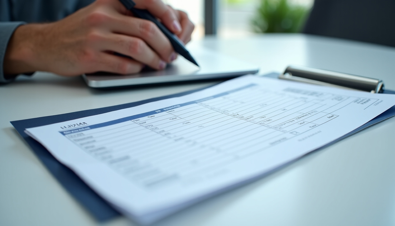 Tableau montrant une méthode d’archivage numérique des factures Lidl sur un ordinateur