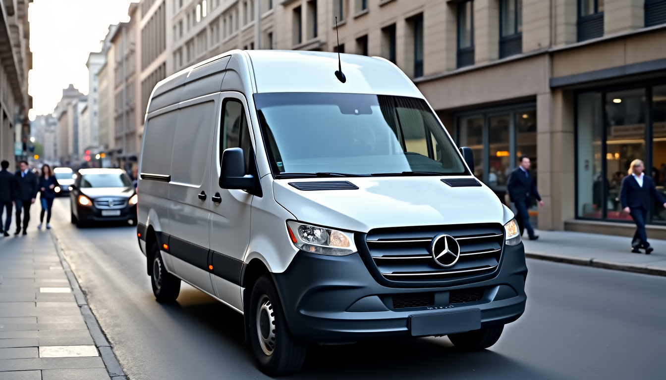 Véhicule utilisé pour des déplacements professionnels en milieu urbain