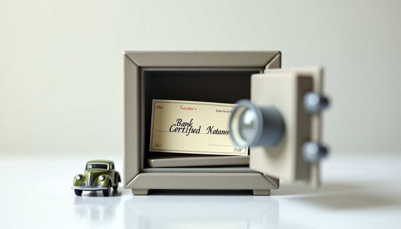 Vendre sa voiture : le chèque de banque, un moyen de paiement sécurisé et comment le vérifier