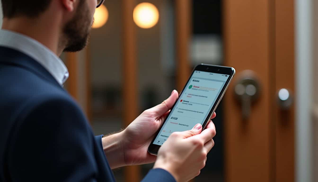 Interface utilisateur d’un coffre-fort numérique montrant la consultation d’un bulletin de paie par un salarié