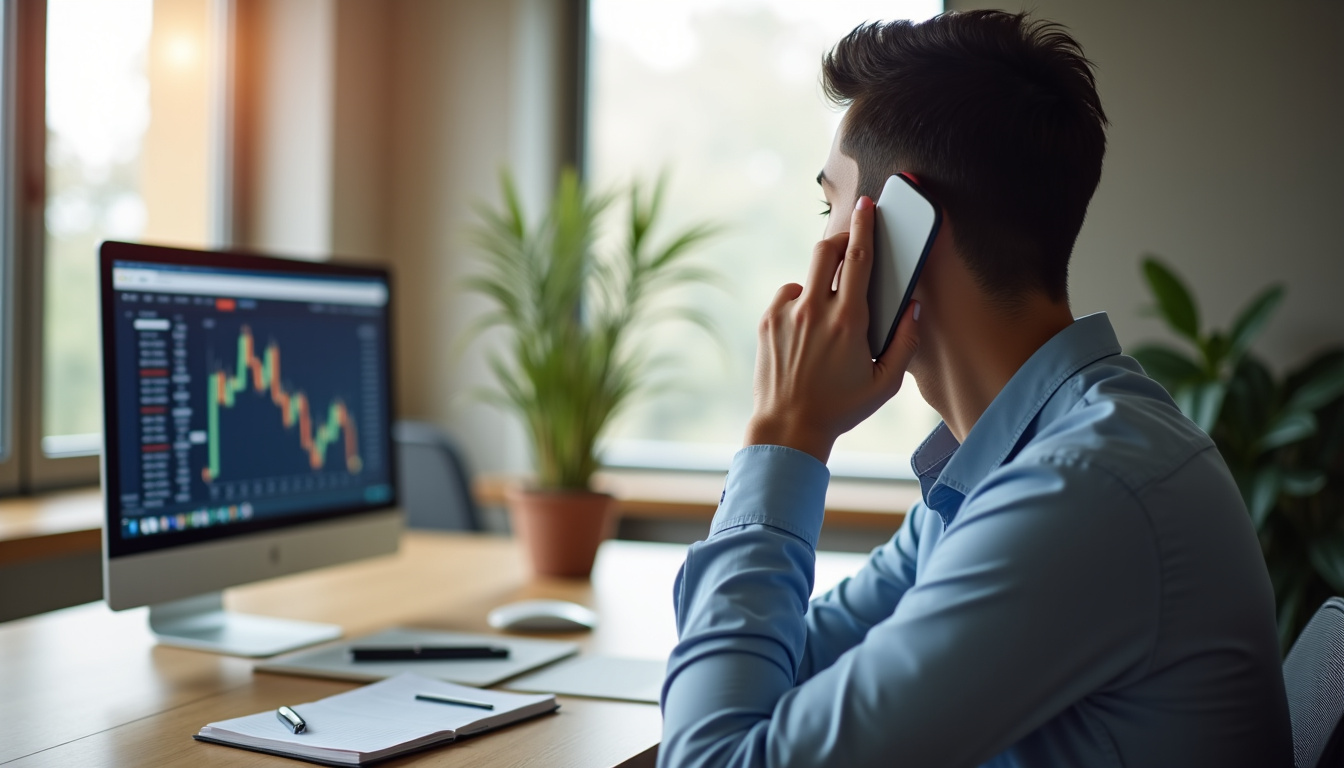 Conversation téléphonique avec un conseiller en crédit