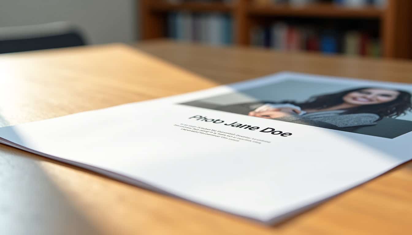 Exemple de mention légale correctement placée sous une photo avec nom de l