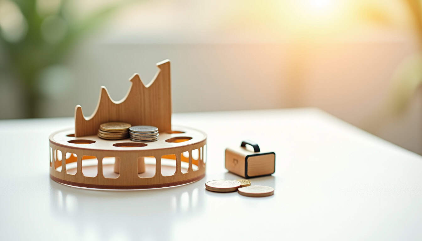 Illustration du compte de résultat comme un film des performances financières sur une année