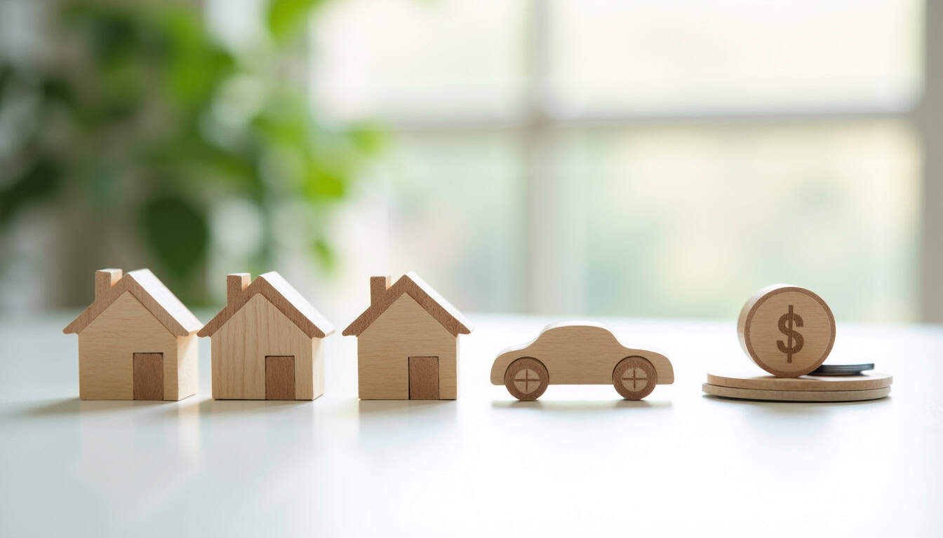 Infographie comparant les différents types de crédits disponibles en ligne: personnel, affecté, rachat, renouvelable et mini-prêt, avec leurs montants, durées et usages typiques