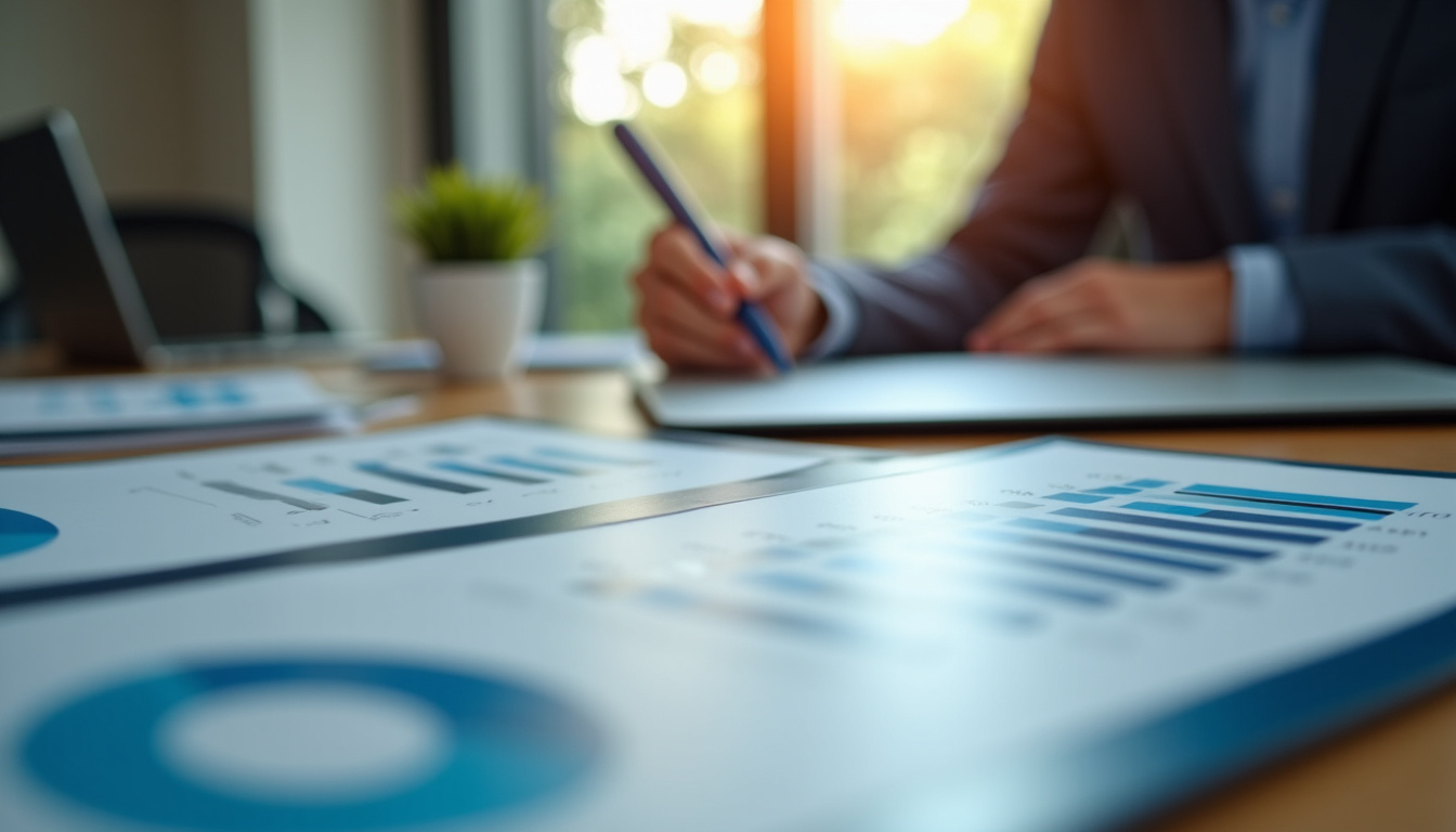 Tableau de bord de gestion financière sur l