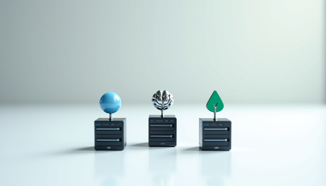 Comparaison visuelle des infrastructures cloud d