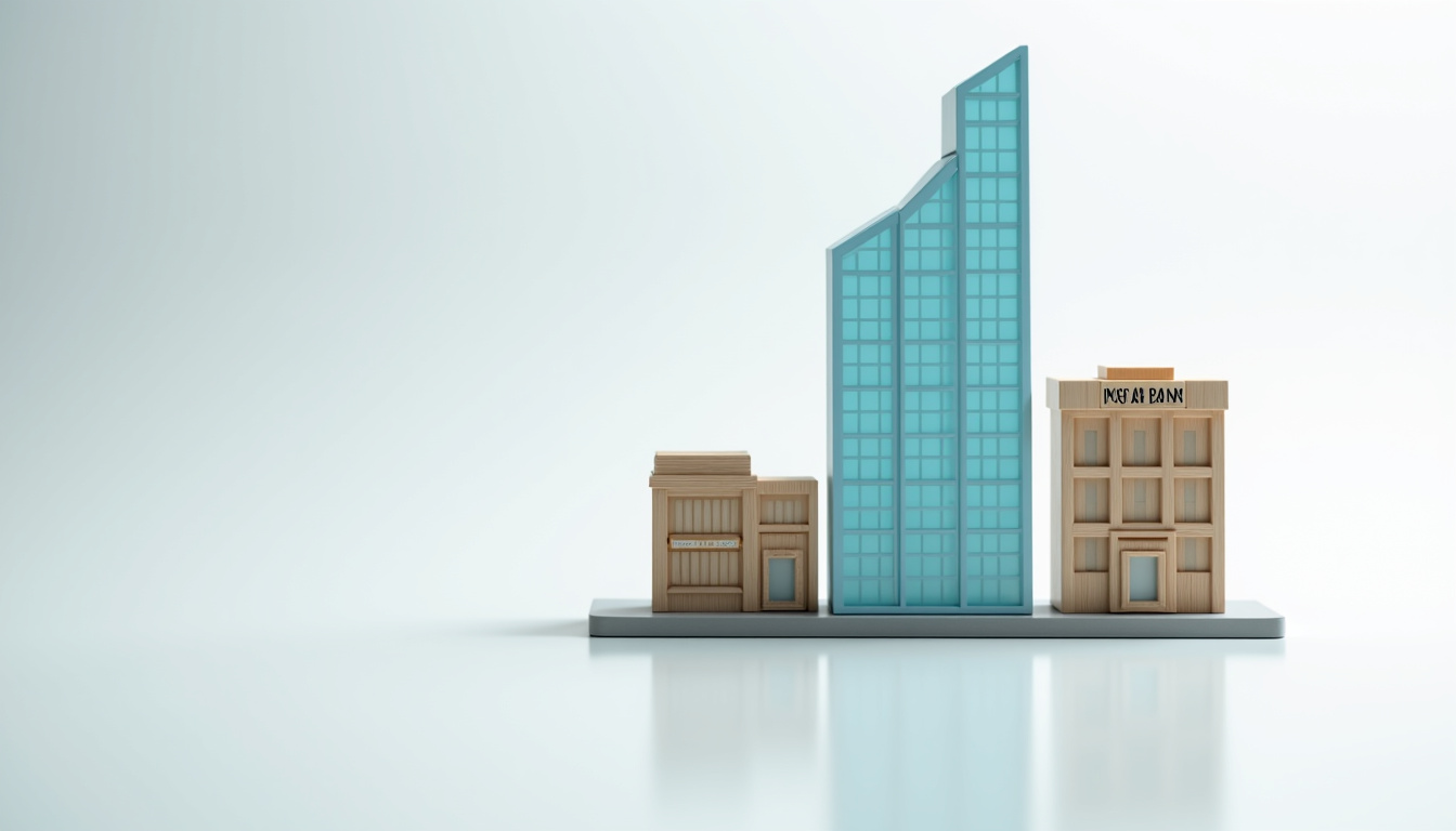 Infographie comparant les différents types de banques d