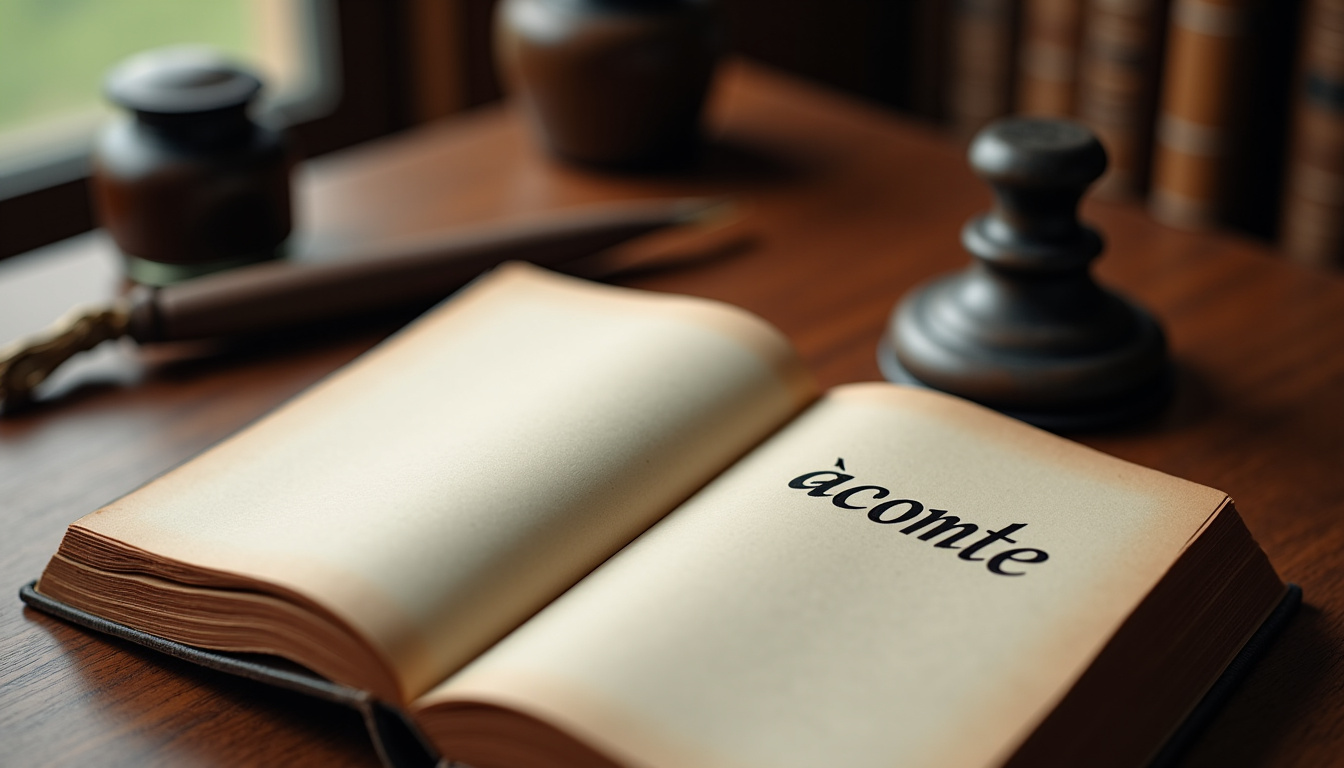 Origine du mot acompte et dérivation depuis l