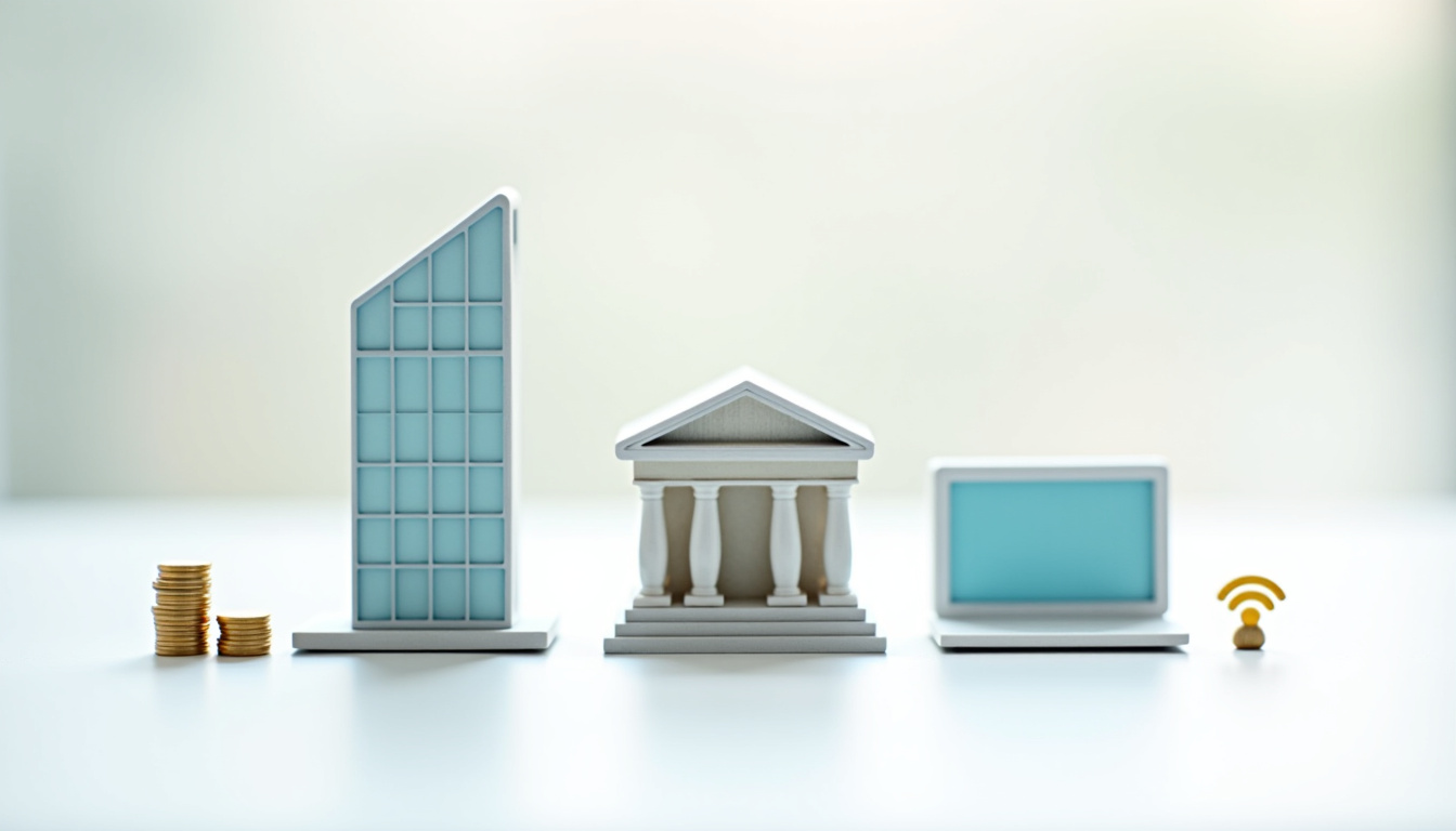 Tableau comparatif des services bancaires entre banques en ligne, traditionnelles et néobanques