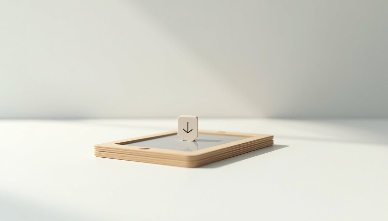 Écran montrant le bouton de téléchargement de facture sur le compte Helline