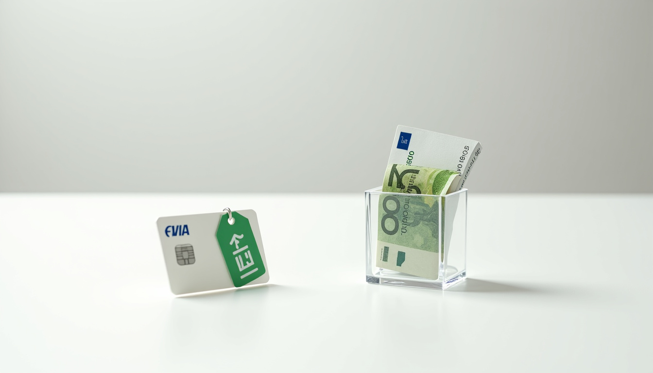 Représentation visuelle du salaire net perçu sur un compte bancaire