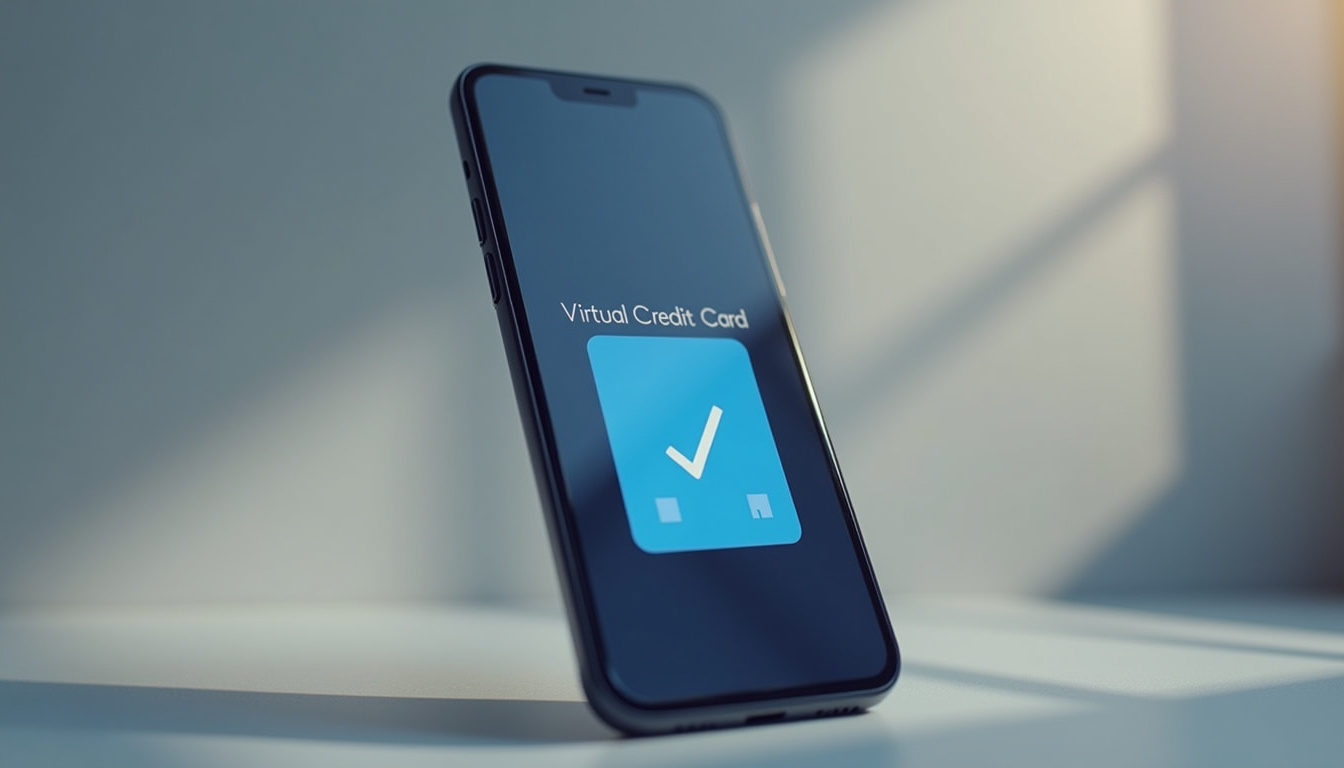 Activation d'une carte bancaire virtuelle sur smartphone