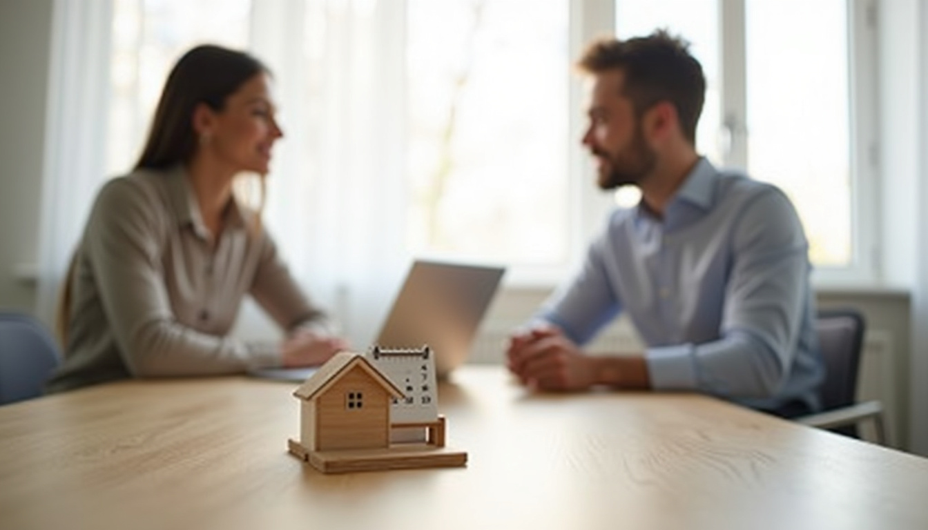 Conseiller du Crédit Mutuel en consultation avec un client sur une tablette